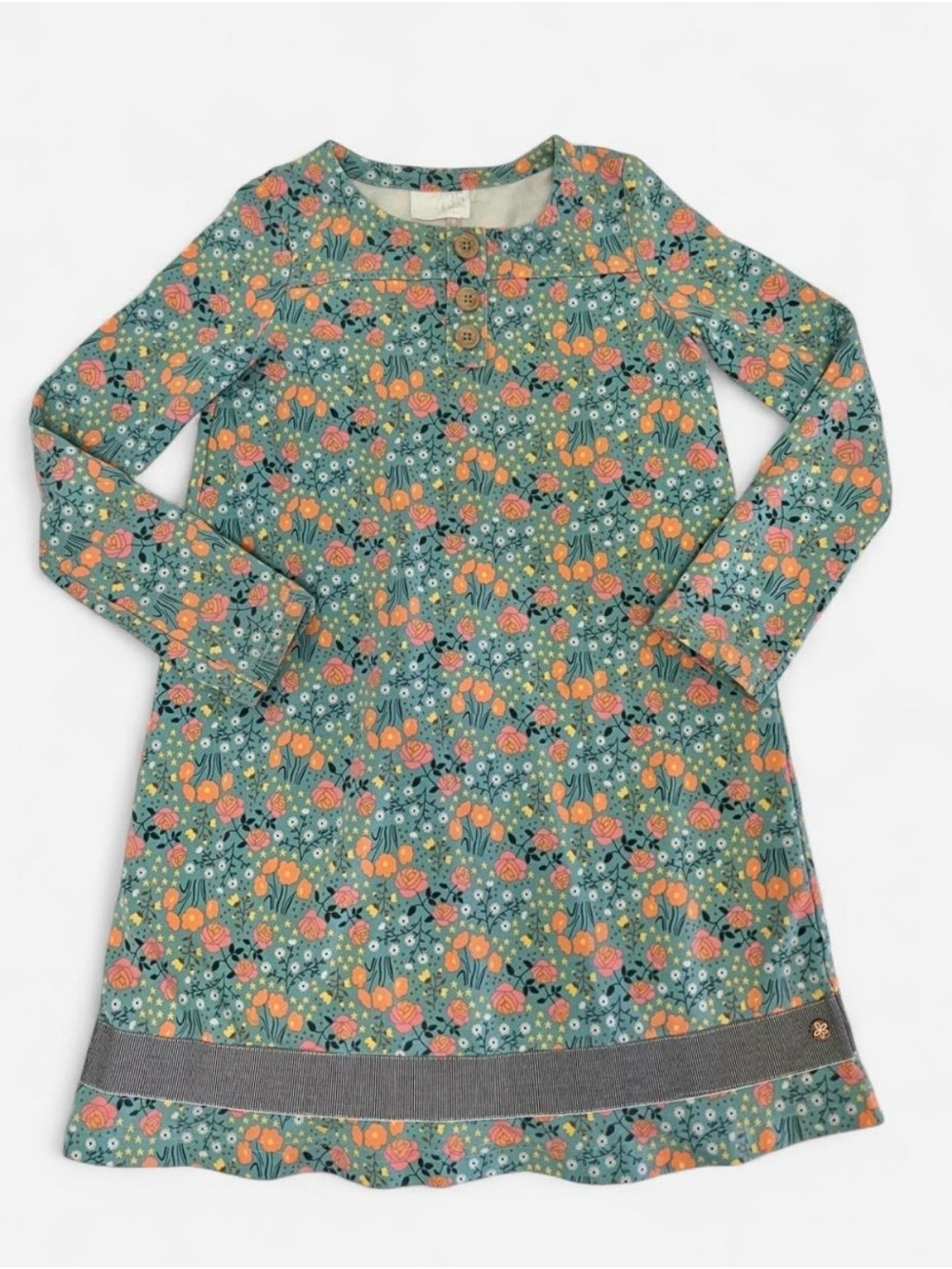 Matilda Jane Joanna Gaines Homestead Floral Long Sleeve Knit Dress Girl’s Size 8